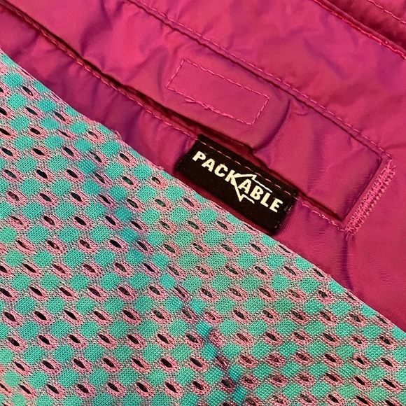 Columbia size 14-16 years teen Pink purple Blue waterproof Raincoat - Picture 4 of 16